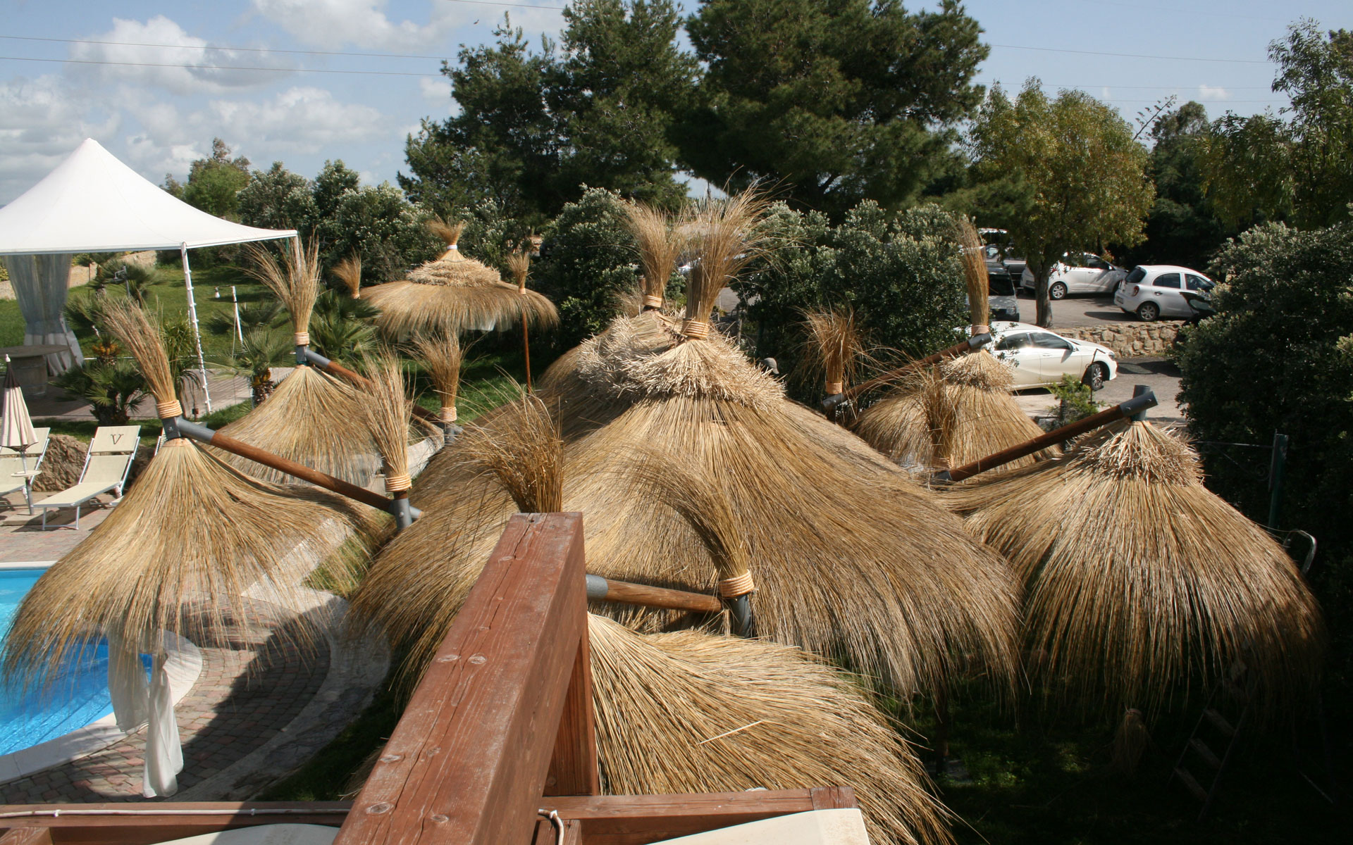 Ombrellone Multiplo ROSA DEI VENTI